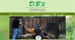 Desktop Screenshot of dbgardenservices.co.uk