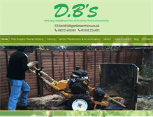 Tablet Screenshot of dbgardenservices.co.uk